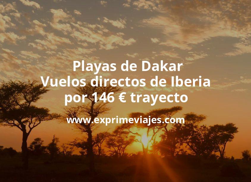 🏖️ Playas de Dakar: Vuelos directos de Iberia por 146 euros trayecto
