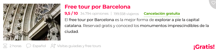 tour gratis barcelona