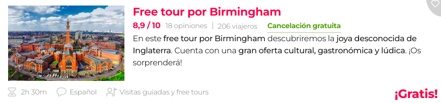 QUE VER EN BIRMINGHAN EN TRES DIAS