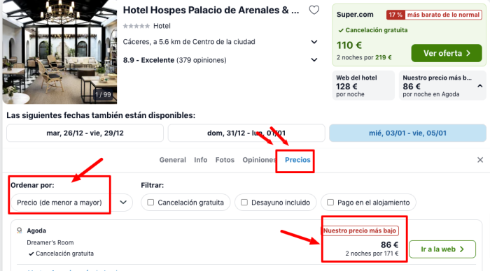 ¡Ofertón! Palacio Spa 5* Lujo en Navidades por 43 € p.p/noche