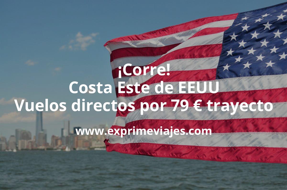 🇺🇸 Corre! Vuelos directos a EEUU por 79 € trayecto