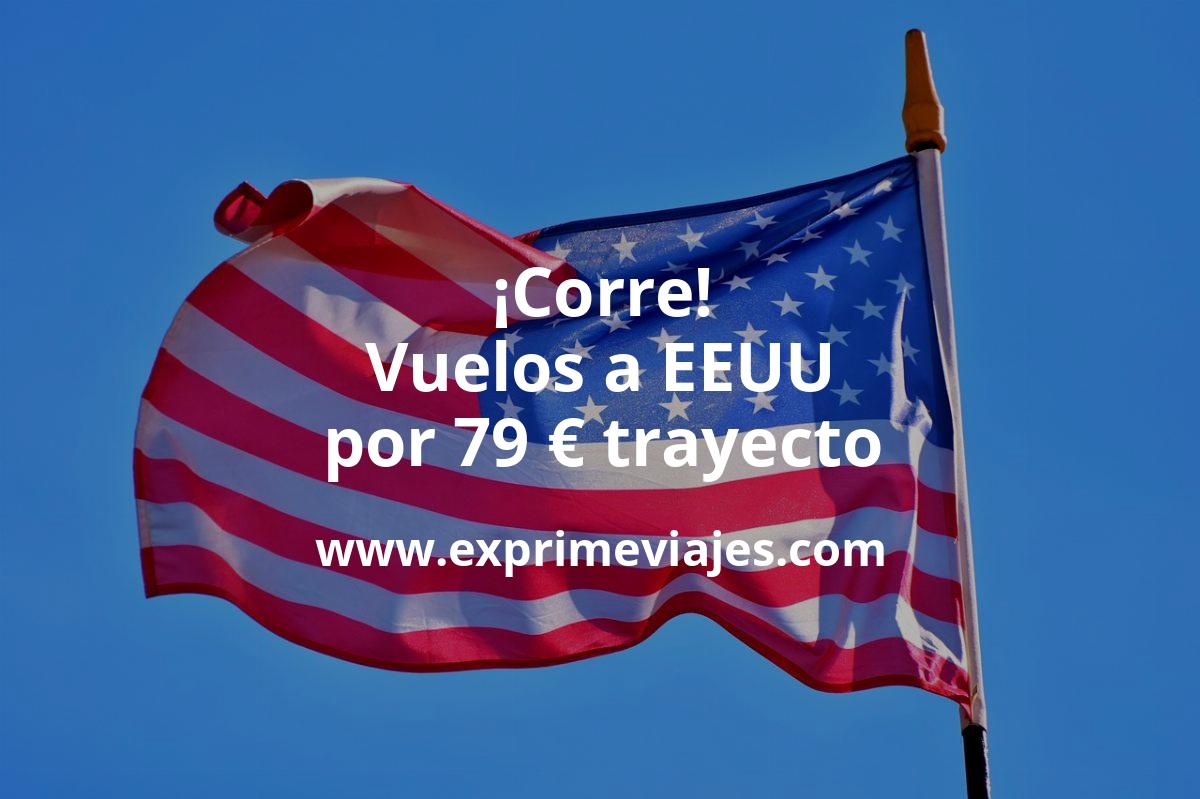 🇺🇸 Corre! Vuelos directos a EEUU por 79 € trayecto