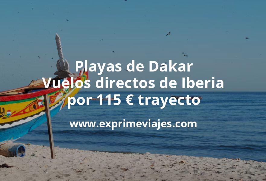 🏖️ Playas de Dakar: Vuelos directos de Iberia por 115 euros trayecto
