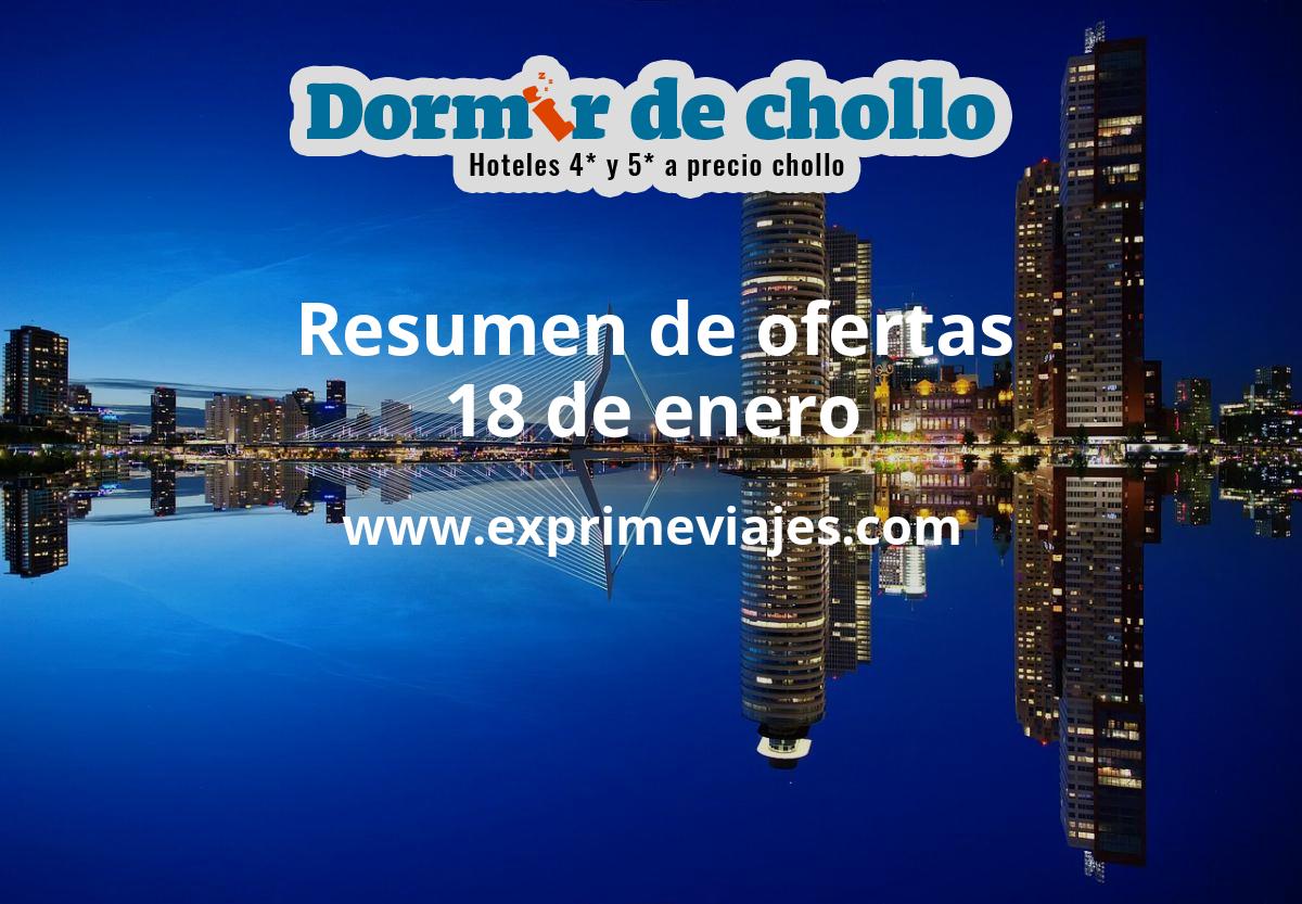 ✈️ Resumen de ofertas de Dormir de Chollo – 18 de enero