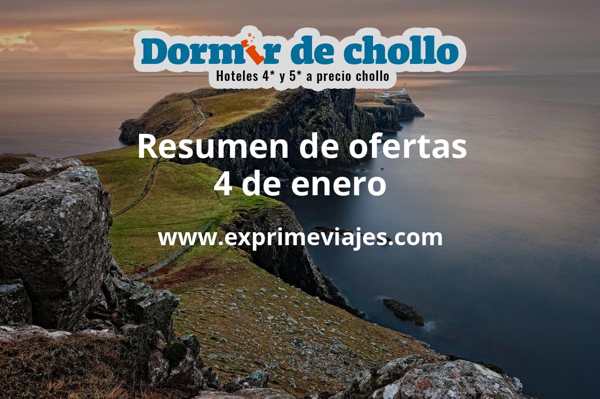 ✈️ Resumen de ofertas de Dormir de Chollo – 4 de enero