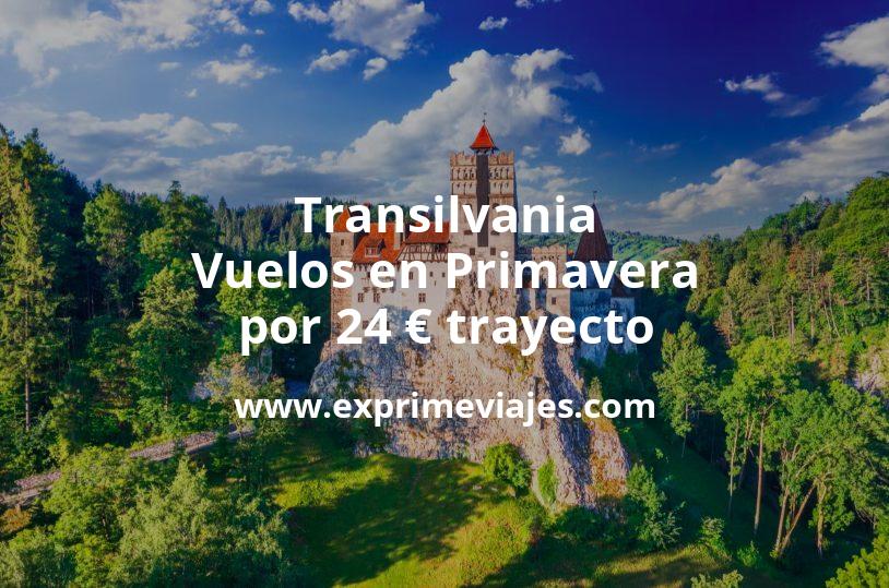 🇷🇴 Transilvania: Vuelos en Primavera por 24 euros trayecto