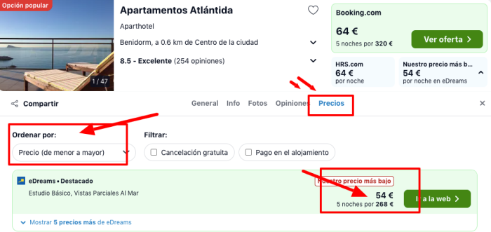 Semana Pascua Benidorm: Aparthotel en primera línea por 27 € p.p/noche