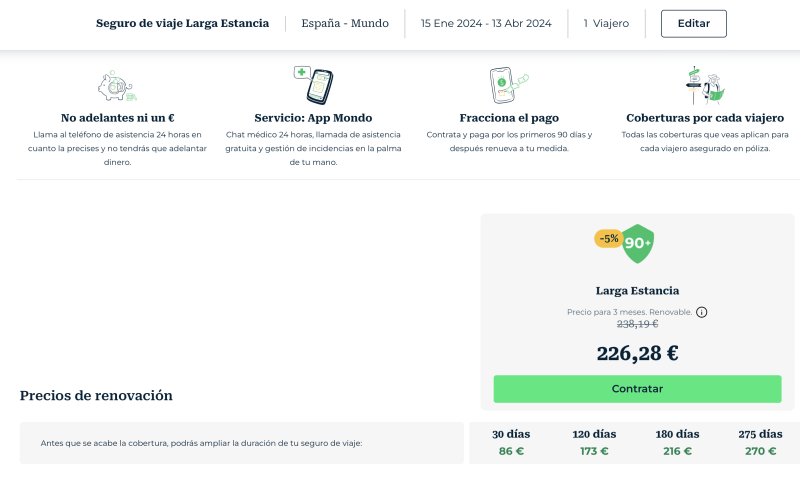 mejor seguro de viajes viajeros frecuentes