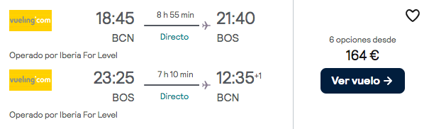 ¡Rápido! Costa Este EEUU: Vuelos directos a Boston por 82 euros trayecto ¡Rápido! Costa Este EEUU: Vuelos directos a Boston por 82 euros trayecto