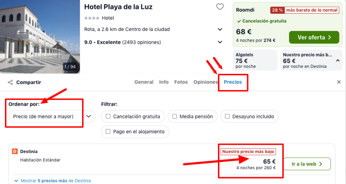 ¡Chollazo! Semana Santa Costa de Cádiz: Hotel 4* en la playa por 32 € p.p/noche