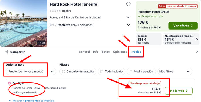 ¡Lujazo! Hard Rock Tenerife 5*: Habitación deluxe con desayuno por 77 € p.p/noche 