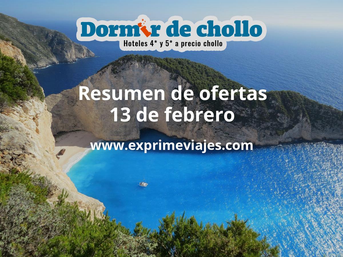 ✈️ Resumen de ofertas de Dormir de Chollo – 13 de febrero