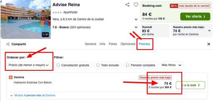 julio en Vera Playa: Hotel 4* por 37 € p.p/noche