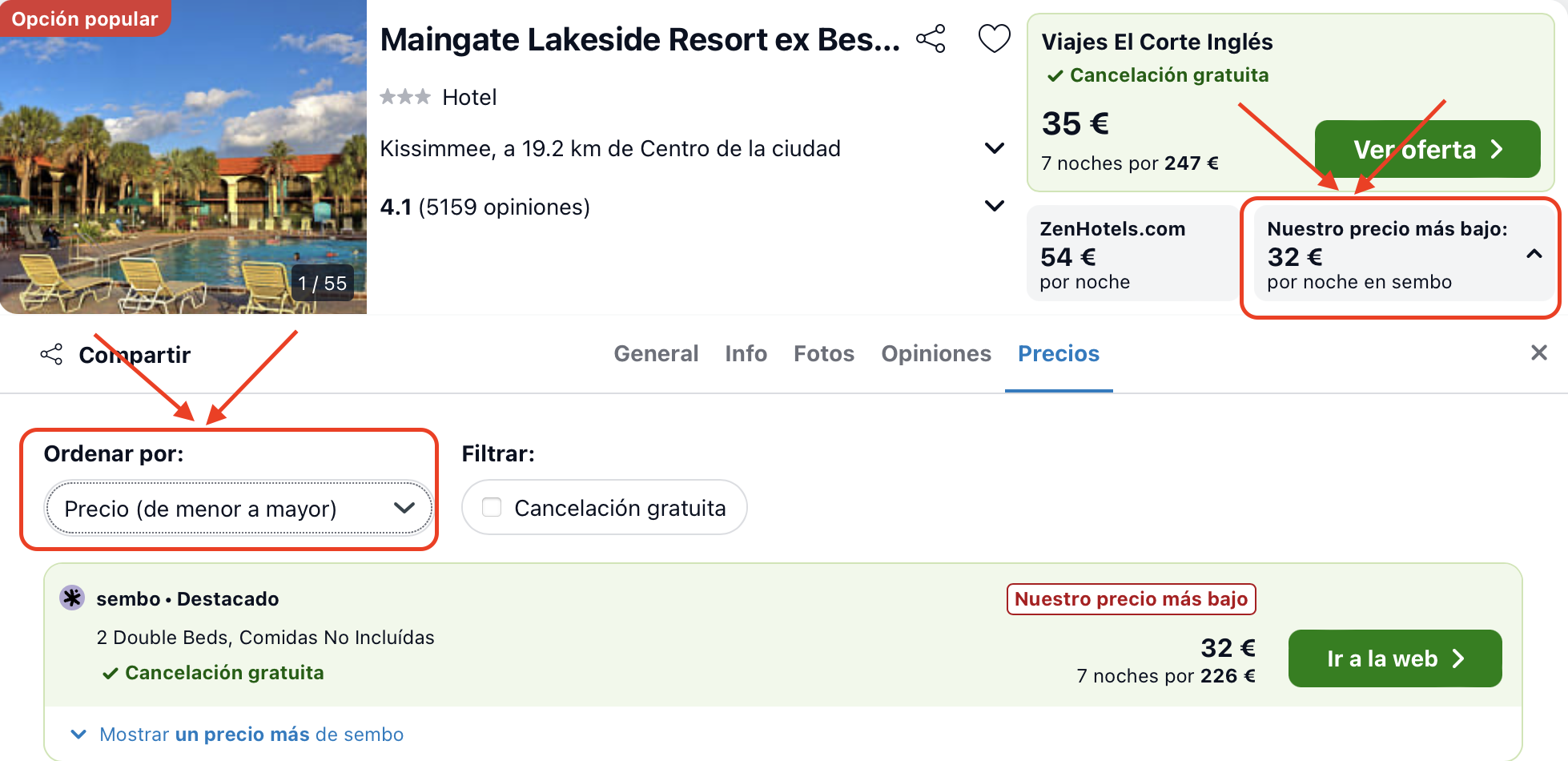 Agosto DisneyWorld Orlando: Vuelos directos + 7 noches por 842 euros