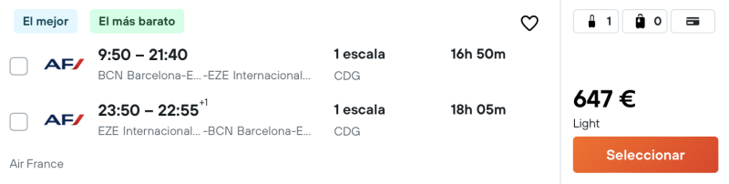 comprar vuelos baratos a argentina desde barcelona