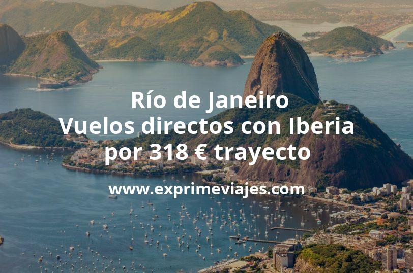 🇧🇷 Río de Janeiro: Vuelos directos con Iberia por 318 euros trayecto