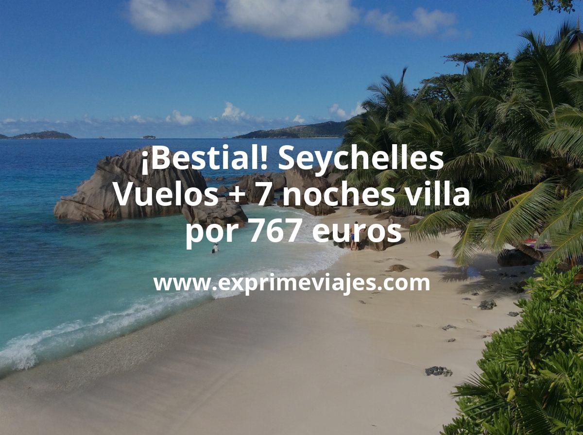 🇸🇨 Seychelles: Vuelos + 7 noches en villa por 767 euros