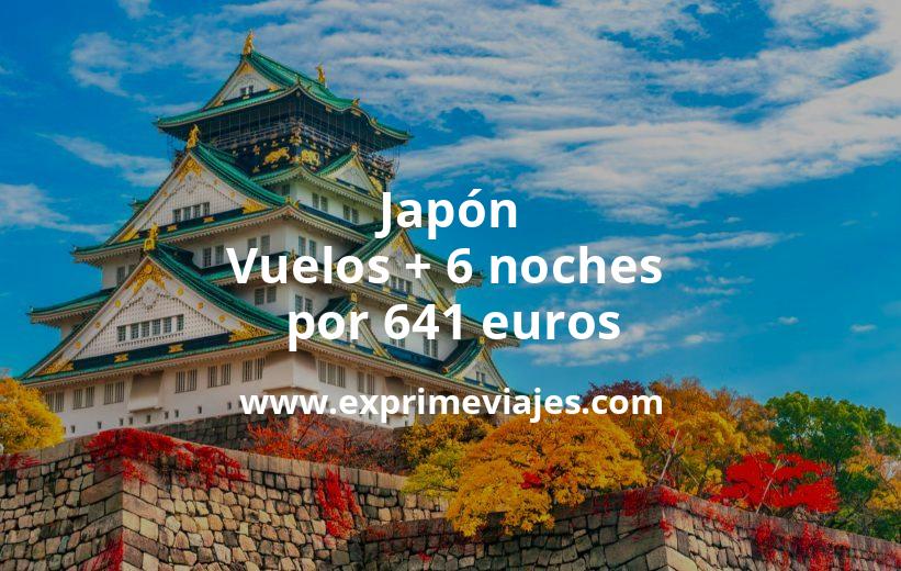🇯🇵 Japón: Vuelos + 6 noches por 641 euros