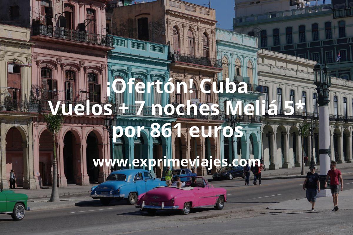 🇨🇺 Cuba: Vuelos directos + 7 noches Meliá 5* por 861 euros