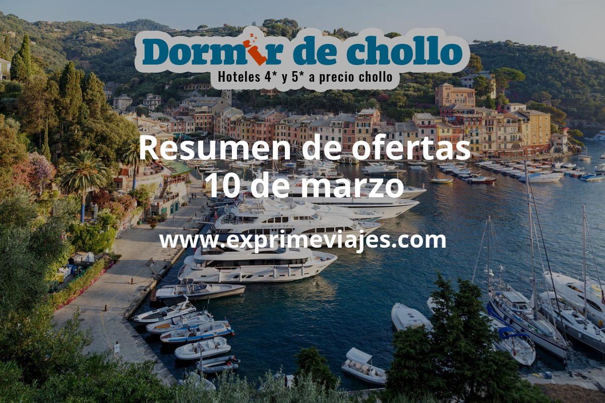 ✈️ Resumen de ofertas de Dormir de Chollo – 10 de marzo