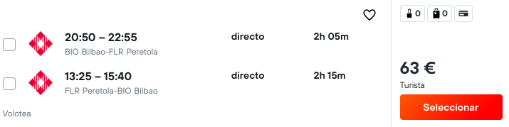 ¡Wow! Florencia: Vuelos directos por 31 euros trayecto