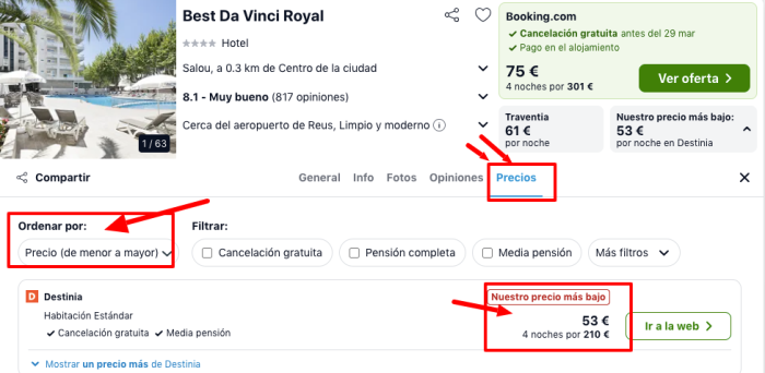 ¡Chollazo! Pascua en Salou: Hotel 4* con desayunos y cenas por 26 € p.p/noche