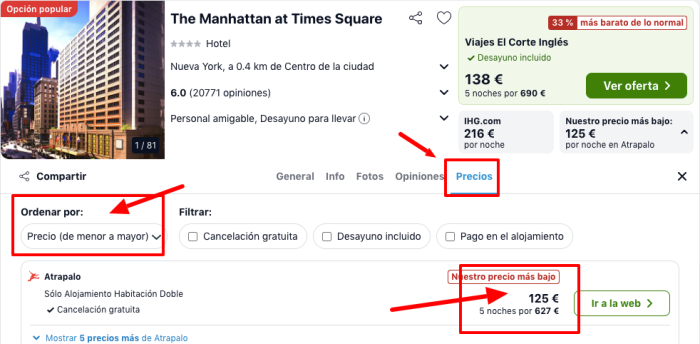 ¡Brutal! Nueva York en Primavera: Vuelos directos + 5 noches 4* Times Square por 634 euros