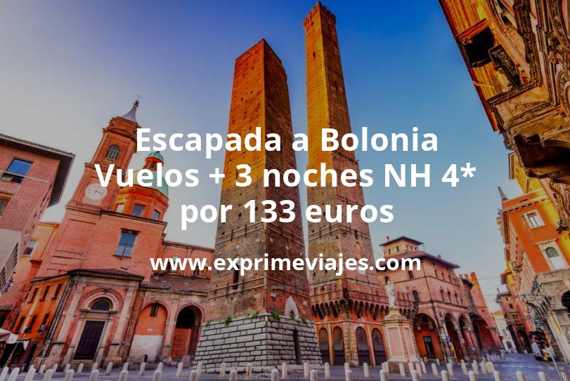 🇮🇹 Escapada a Bolonia: Vuelos + 3 noches NH 4* por 133 euros