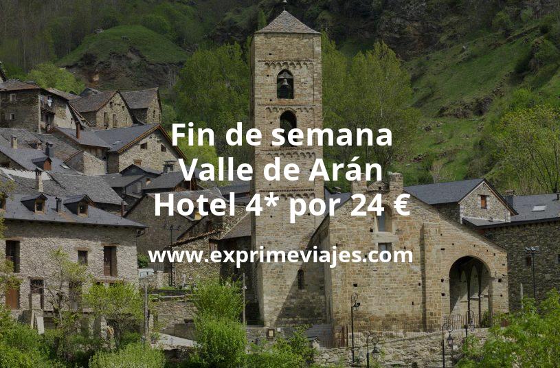 🧳 Fin de semana Valle de Arán: Hotel 4* por 24 € p.p/noche
