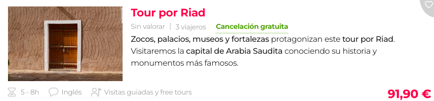 TOUR POR RIAD