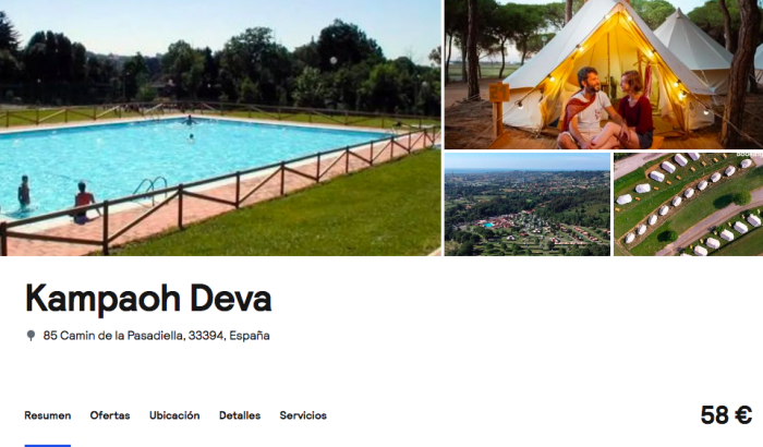 ¡Ganga! Agosto: Glamping en Asturias cancelable por 29 € p.p/noche