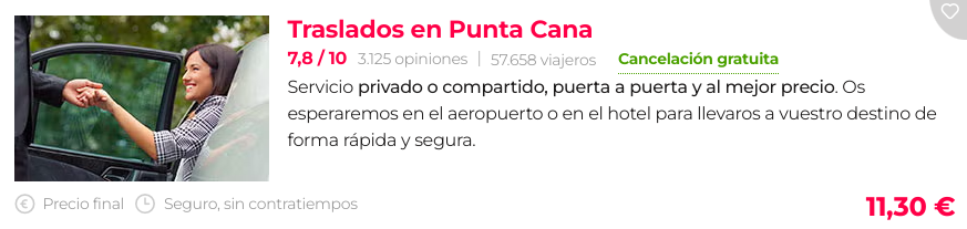 traslados punta cana