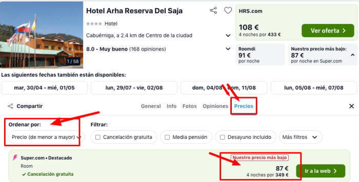Agosto en Cantabria: Hotel 4* en Reserva Natural por 43 euros