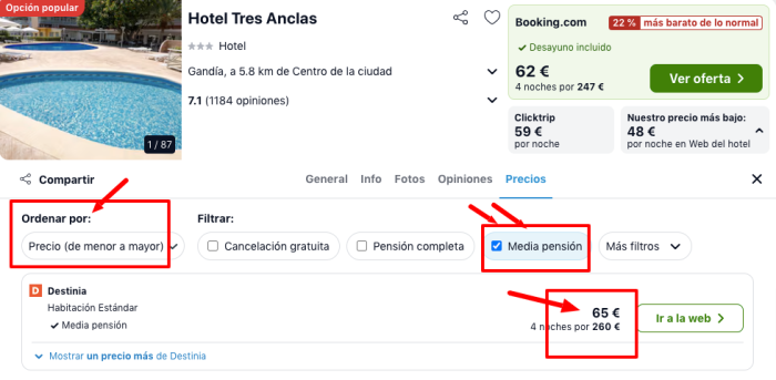 ¡Chollo! Gandia en Junio: Hotel con desayunos y cenas por 32 € p.p/noche