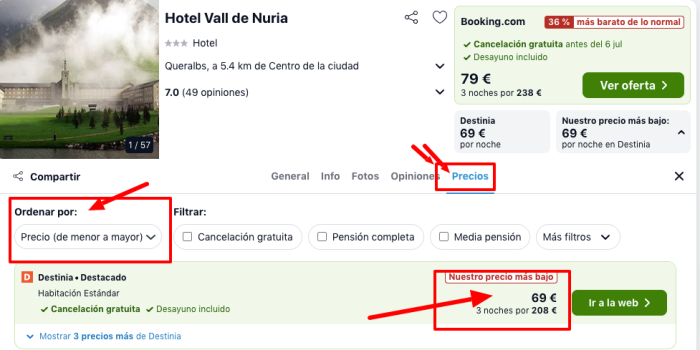 Vall de Nuria en Verano: Hotel con desayuno y cancelación por 34 € p.p/noche