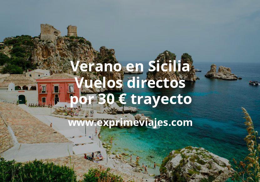 🇮🇹 Verano en Sicilia: Vuelos directos por 30 euros trayecto