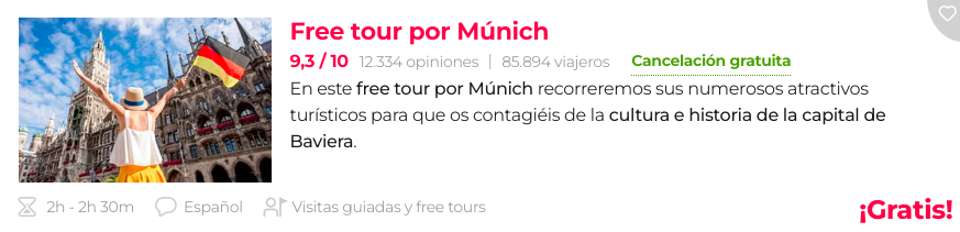 Que hacer gratis en Munich