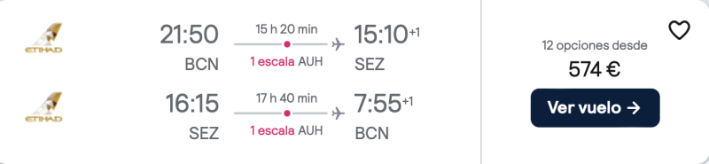comprar vuelos baratos de barcelona a Seychelles
