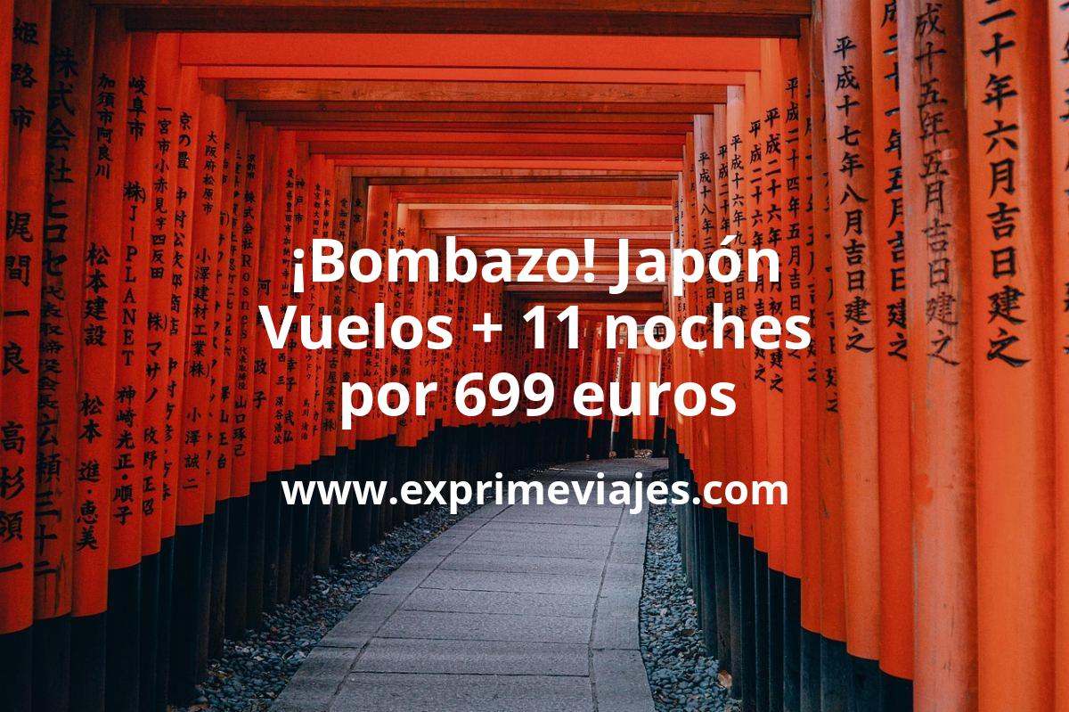 🇯🇵 Bombazo! Japón: Vuelos + 11 noches por 699 euros