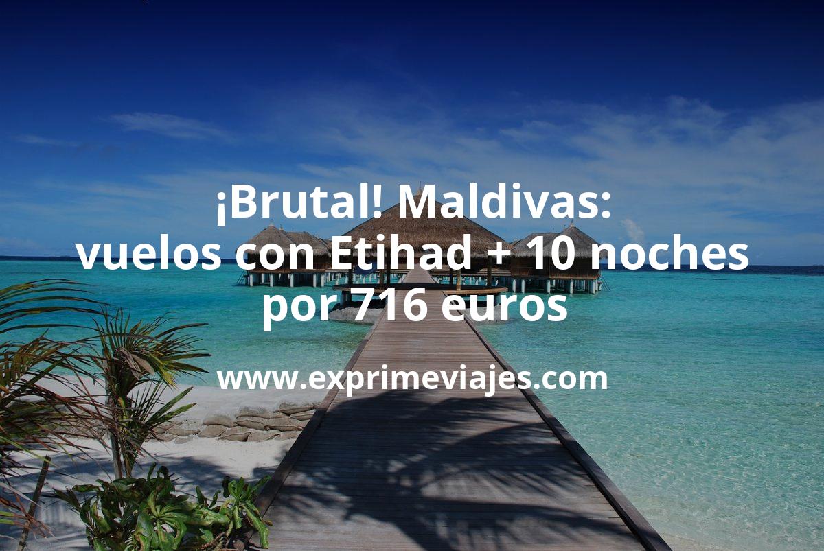 🇲🇻 Locurón! Maldivas: vuelos + 10 noches por 716 euros