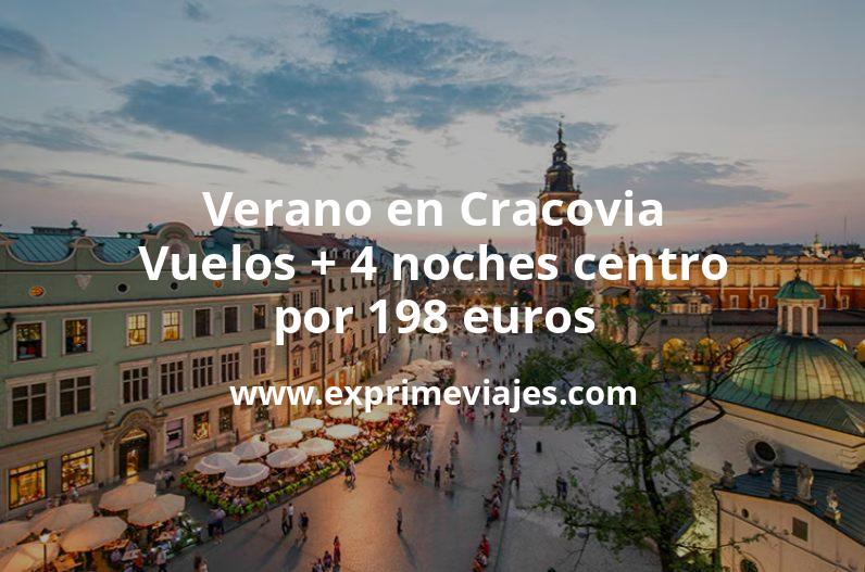 🇵🇱 Verano en Cracovia: Vuelos + 4 noches centro por 198 euros