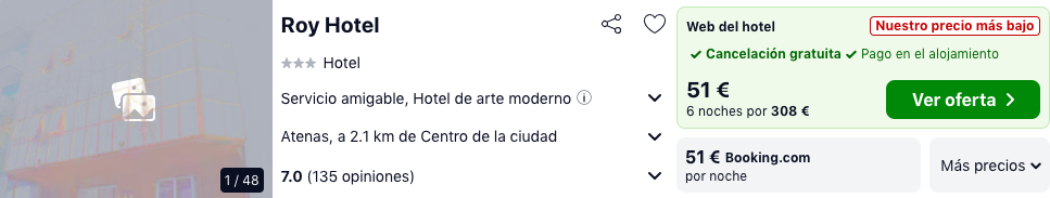 ¡Wow! Atenas en Julio: Vuelos + 6 noches hotel centro por 234 euros