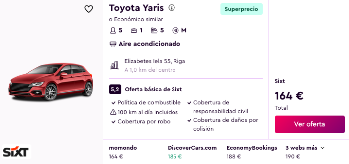 ¡Brutal! Agosto Letonia: Vuelos directos + coche 7 días por 182 euros p.p ¡Brutal! Agosto Letonia: Vuelos directos + coche 7 días por 182 euros p.p