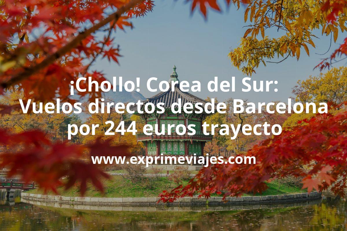 🇰🇷 Corea: Vuelos directos a Seúl desde Barcelona por 244 euros trayecto