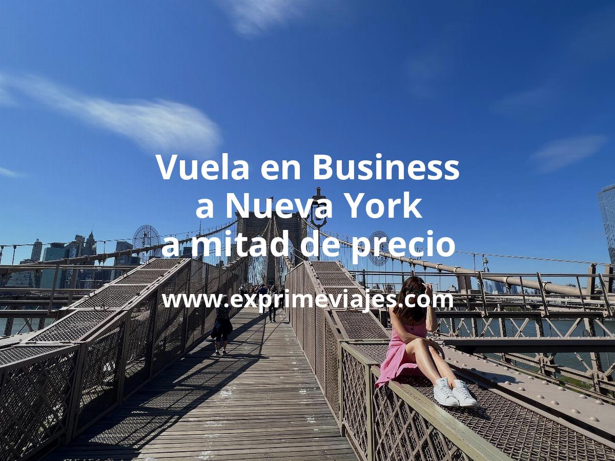 🇺🇸 Vuela en Business a Nueva York a mitad de precio