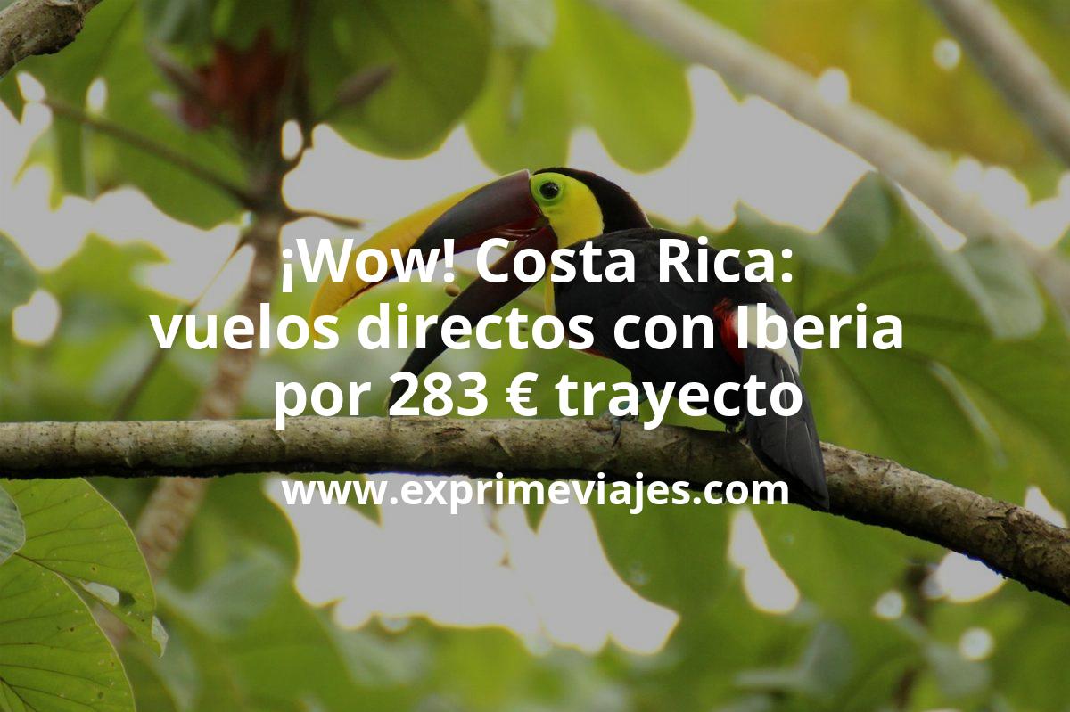 🇨🇷 Costa Rica: Vuelos directos por 283 € trayecto
