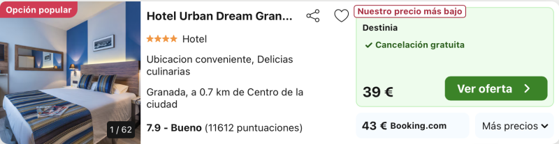 dormir barato en granada