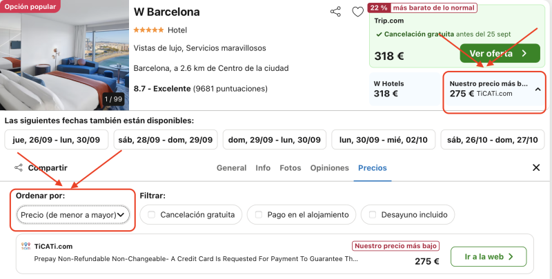 oferta hotel vela barcelona