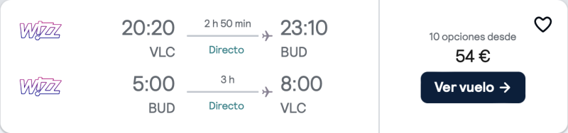 comprar vuelos baratos de valencia a Budapest