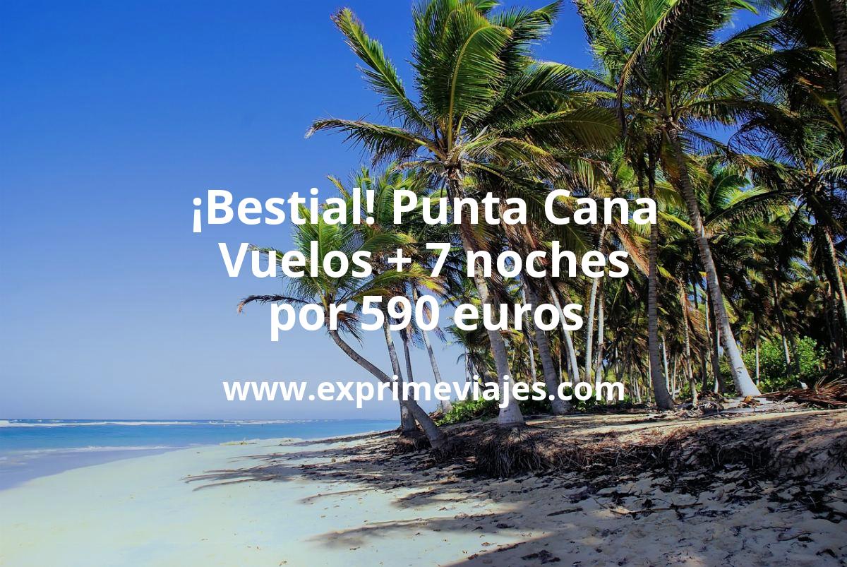 🇩🇴 Punta Cana: Vuelos + 7 noches por 590 euros